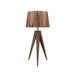 Accord 7048 Facet 1-lt 24" Tall LED Table Lamp-American Walnut