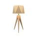 Accord 7048 Facet 1-lt 24" Tall LED Table Lamp-Maple