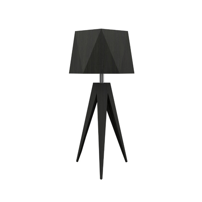 Accord 7048 Facet 1-lt 24" Tall LED Table Lamp-Charcoal