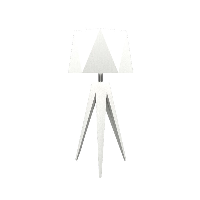 Accord 7048 Facet 1-lt 24" Tall LED Table Lamp-Organic White