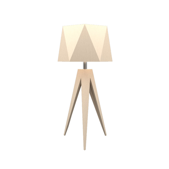Accord 7048 Facet 1-lt 24" Tall LED Table Lamp-Organic Cappuccino