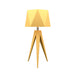Accord 7048 Facet 1-lt 24" Tall LED Table Lamp-Organic Gold