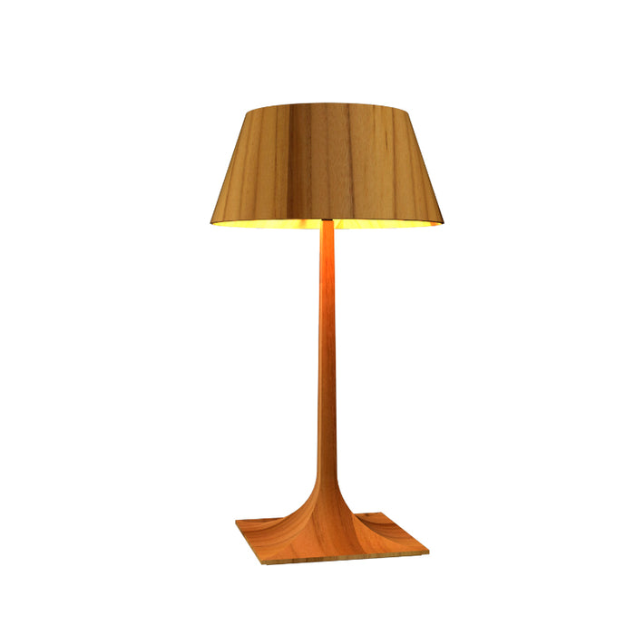 Accord 7066 Nostalgia 1-lt 29" Tall LED Table Lamp-Teak