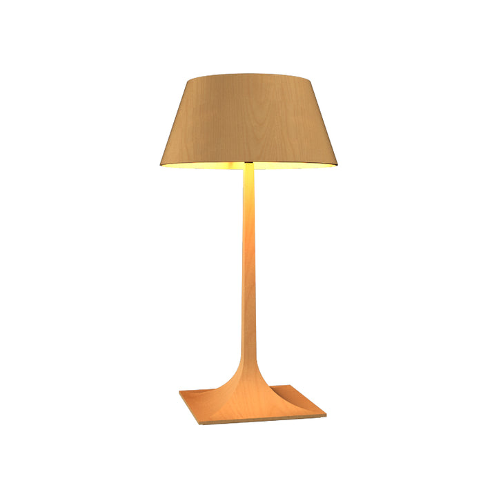 Accord 7065 Nostalgia 1-lt 21" Tall LED Table Lamp-Maple
