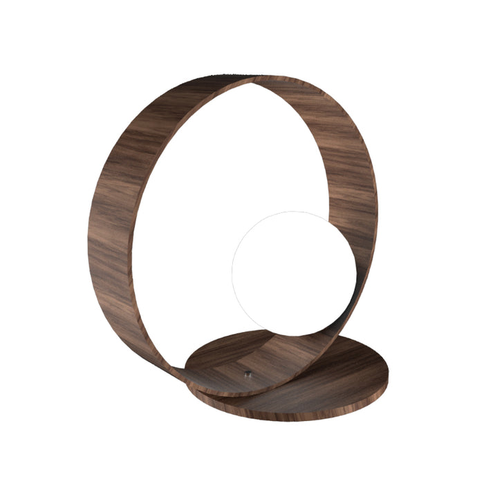 Accord 141 Sfera 1-lt 14" Tall LED Table Lamp-American Walnut