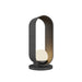 Accord 7064 Sfera 1-lt 21" Tall LED Table Lamp-Organic lead Grey