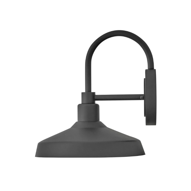 Hinkley 12075 Forge 1-lt 13" Tall LED Outdoor Barn Light - Black
