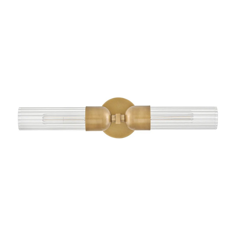 Hinkley 50912 Soren 2-lt 24" Tall LED Wall Sconce - Heritage Brass