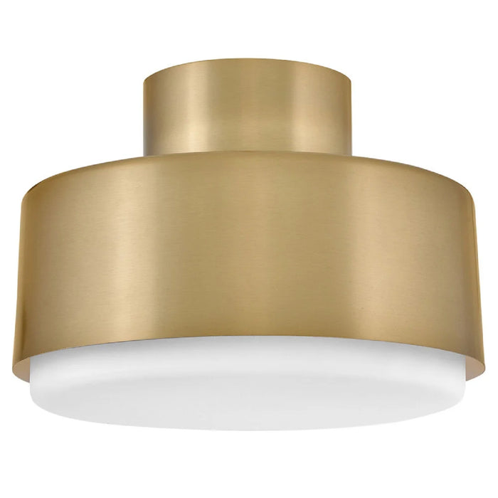 Hinkley 30072 Cedric 2-lt 13" LED Semi-Flush Mount - Lacquered Brass
