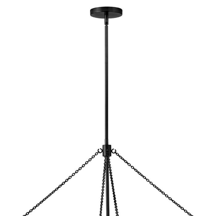 Hinkley 47735 Gwen 8-lt 32" LED Chandelier - Black