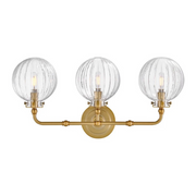 Hinkley 57413 Helene 3-lt 24" LED Vanity Light - Lacquered Brass