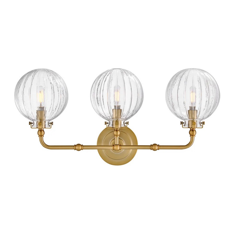 Hinkley 57413 Helene 3-lt 24" LED Vanity Light - Lacquered Brass