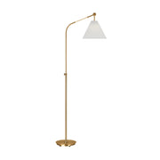 Generation AET1051 Remy 1-lt 64" Tall LED Task Floor Lamp - Burnished Brass