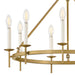 Hinkley 47475 Copley 9-lt 28" LED Chandelier - Lacquered Brass