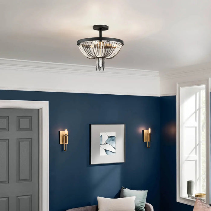 Kichler 43363 Alden 1-lt 12" Tall Wall Sconce