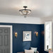 Kichler 43363 Alden 1-lt 12" Tall Wall Sconce