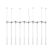 Vibia 0835 Algorithm 10-lt 84" LED Multi-Light Pendant
