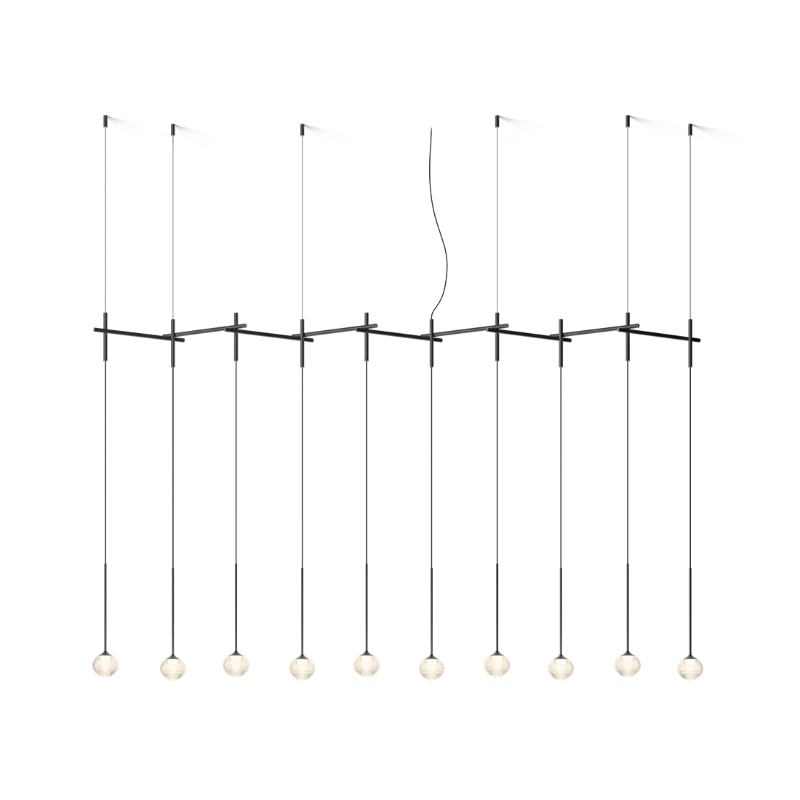 Vibia 0835 Algorithm 10-lt 84" LED Multi-Light Pendant