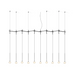 Vibia 0835 Algorithm 10-lt 84" LED Multi-Light Pendant