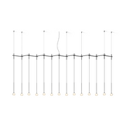 Vibia 0840 Algorithm 14-lt 121" LED Multi-Light Pendant
