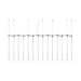 Vibia 0842 Algorithm 14-lt 121" LED Multi-Light Pendant