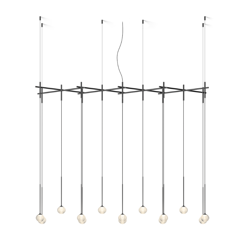 Vibia 0845 Algorithm 14-lt 72" LED Multi-Light Pendant