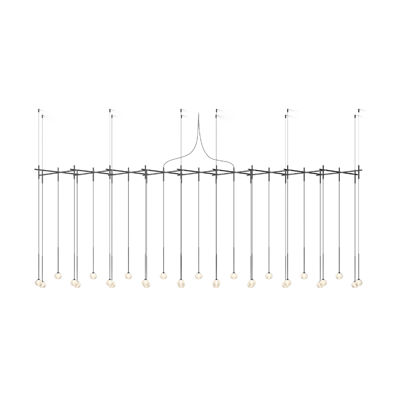 Vibia 0850 Algorithm 29-lt 157" LED Multi-Light Pendant