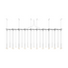 Vibia 0850 Algorithm 29-lt 157" LED Multi-Light Pendant