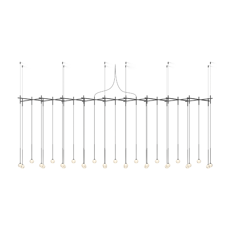 Vibia 0852 Algorithm 29-lt 157" LED Multi-Light Pendant