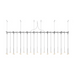 Vibia 0852 Algorithm 29-lt 157" LED Multi-Light Pendant