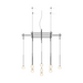Vibia 0860 Algorithm 13-lt 43" LED Multi-Light Pendant