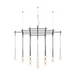 Vibia 0865 Algorithm 25-lt 63" LED Multi-Light Pendant