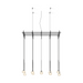 Vibia 0872 Algorithm 15-lt 43" LED Multi-Light Pendant