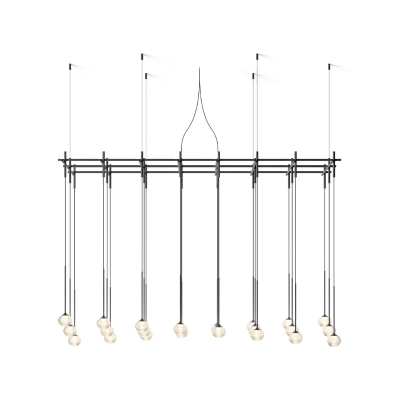 Vibia 0875 Algorithm 24-lt 73" LED Multi-Light Pendant