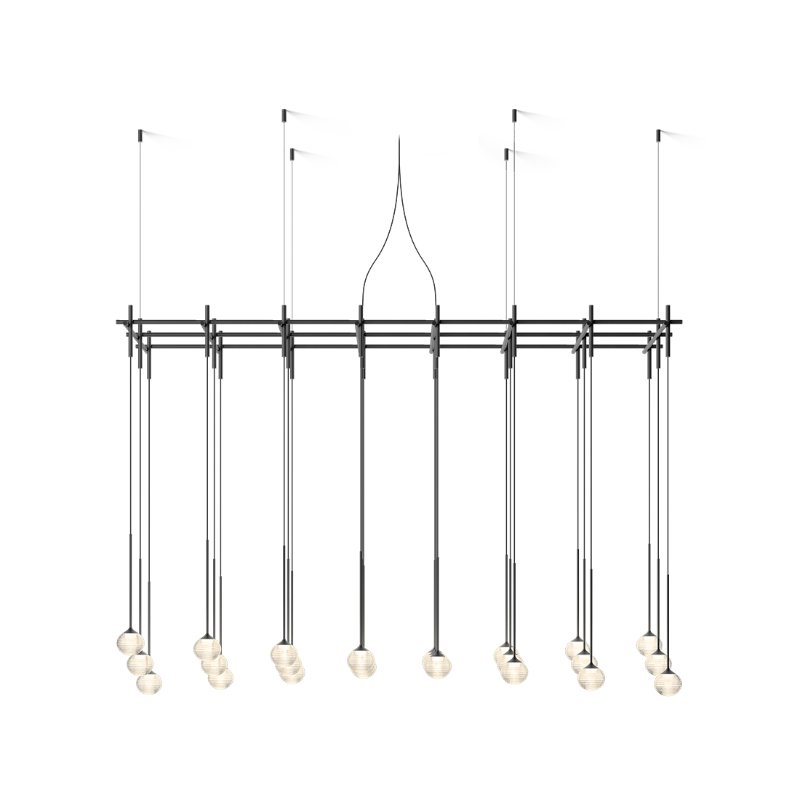 Vibia 0877 Algorithm 24-lt 73" LED Multi-Light Pendant