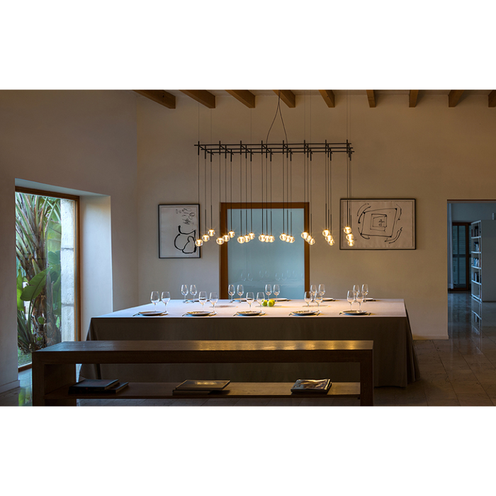 Vibia 0875 Algorithm 24-lt 73" LED Multi-Light Pendant