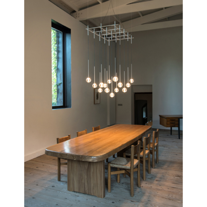 Vibia 0872 Algorithm 15-lt 43" LED Multi-Light Pendant