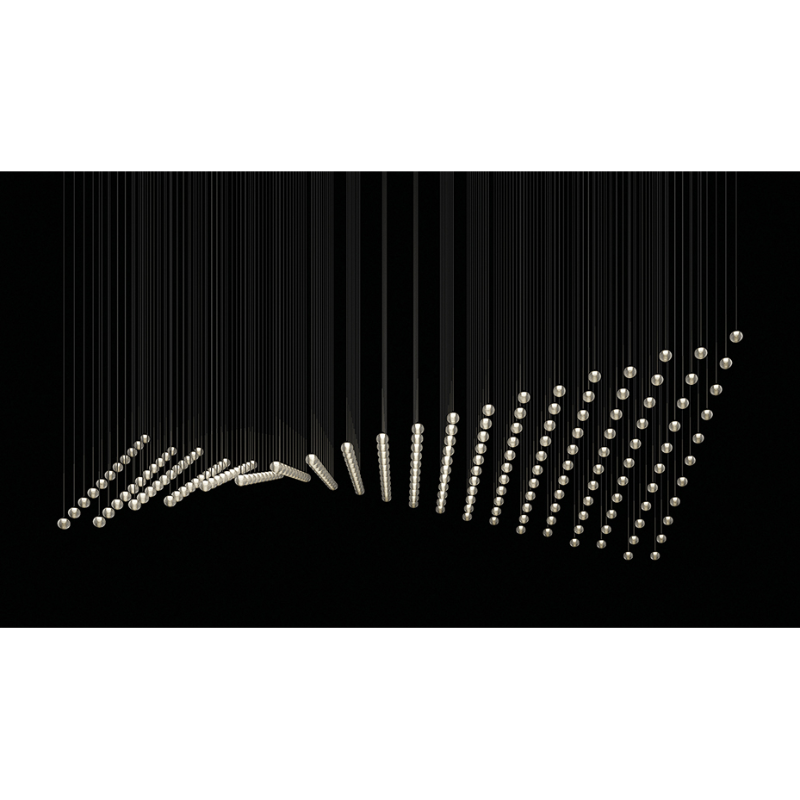 Vibia 0842 Algorithm 14-lt 121" LED Multi-Light Pendant