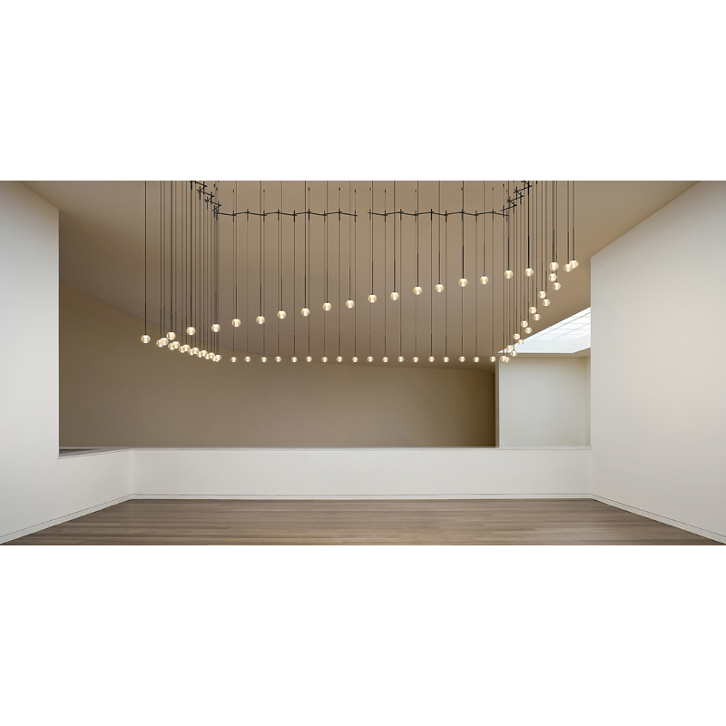 Vibia 0837 Algorithm 10-lt 84" LED Multi-Light Pendant