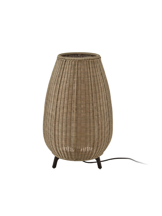 Bover Amphora 01 Tall LED Outdoor Floor Lamp-Brown/Light Beige