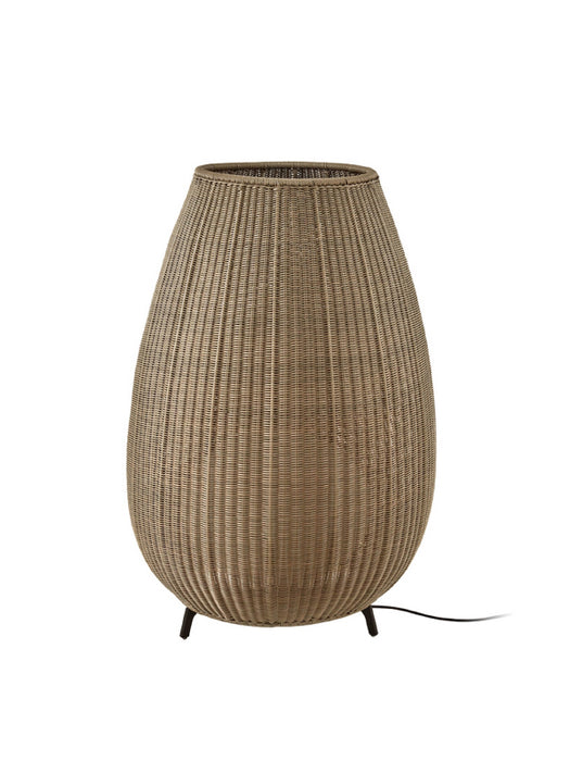 Bover Amphora 02 1-lt 48" Tall LED Outdoor Floor Lamp, TRIAC-Brown/Light Beige