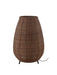 Bover Amphora 02 1-lt 48" Tall LED Outdoor Floor Lamp, TRIAC-Brown/Rattan Brown