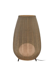 Bover Amphora 03 1-lt 54" Tall LED Outdoor Floor Lamp, 0-10V-Brown/Light Beige