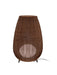 Bover Amphora 03 1-lt 54" Tall LED Outdoor Floor Lamp, TRIAC-Brown/Rattan Brown