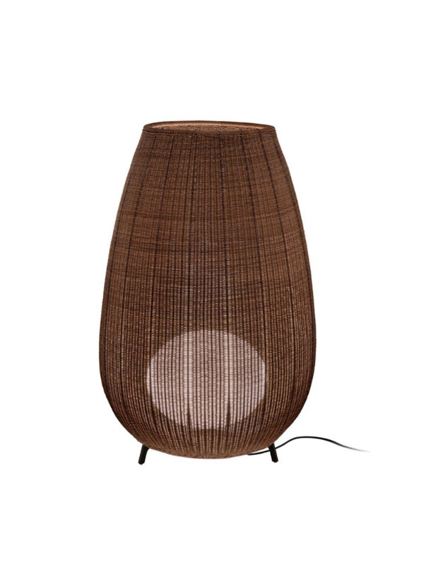 Bover Amphora 03 2-lt 54" Tall LED Outdoor Floor Lamp-Rattan Brown