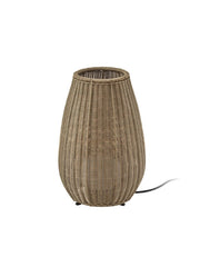 Bover Amphora 1-lt 19" Tall LED Outdoor Floor Lamp-Brown/Light Beige