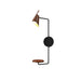 Accord 4151 Balance 1-lt 38" LED Wall Light-Imbuia