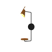 Accord 4151 Balance 1-lt 38" LED Wall Light-Teak
