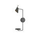Accord 4151 Balance 1-lt 38" LED Wall Light-Organic Black