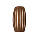 Accord 4014 Barrel 2-lt 14" Tall LED Wall Light-Imbuia